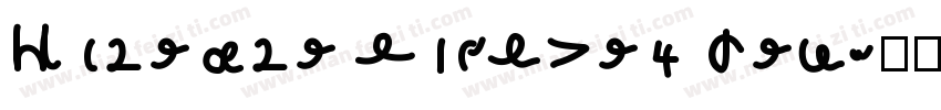 Hisense Alfabet Reg字体转换